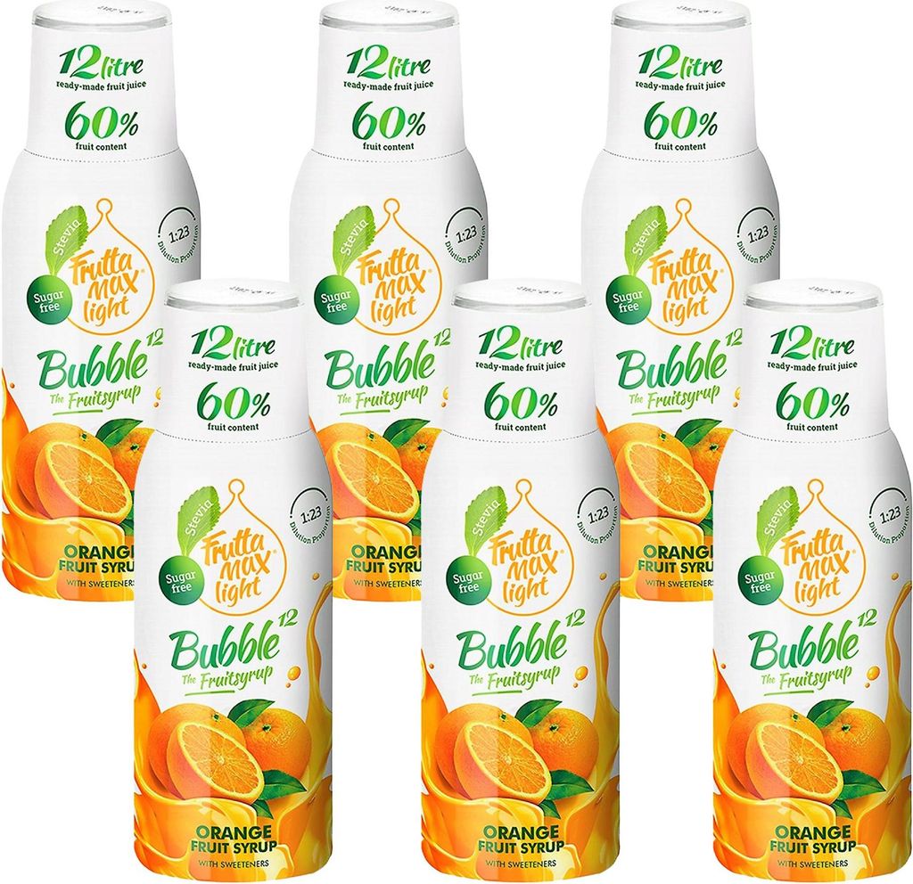 FruttaMax Orange Light Sirop 500ml, Concentré, 6 pièces, Image du produit 