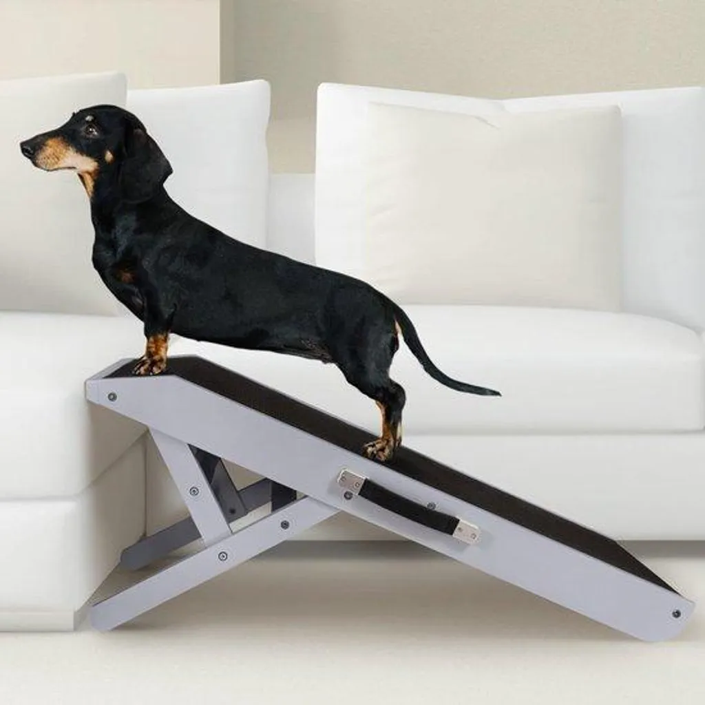 Coussin pour chien en pin gris - Lit modulable 53 cm pour petit chien