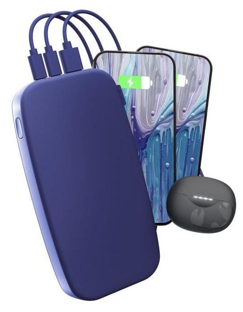 FRESH 'N REBEL Powerbank 27000mAh USB-C, Ultra Fast Charge, 65W PD, True Blue (00231836)