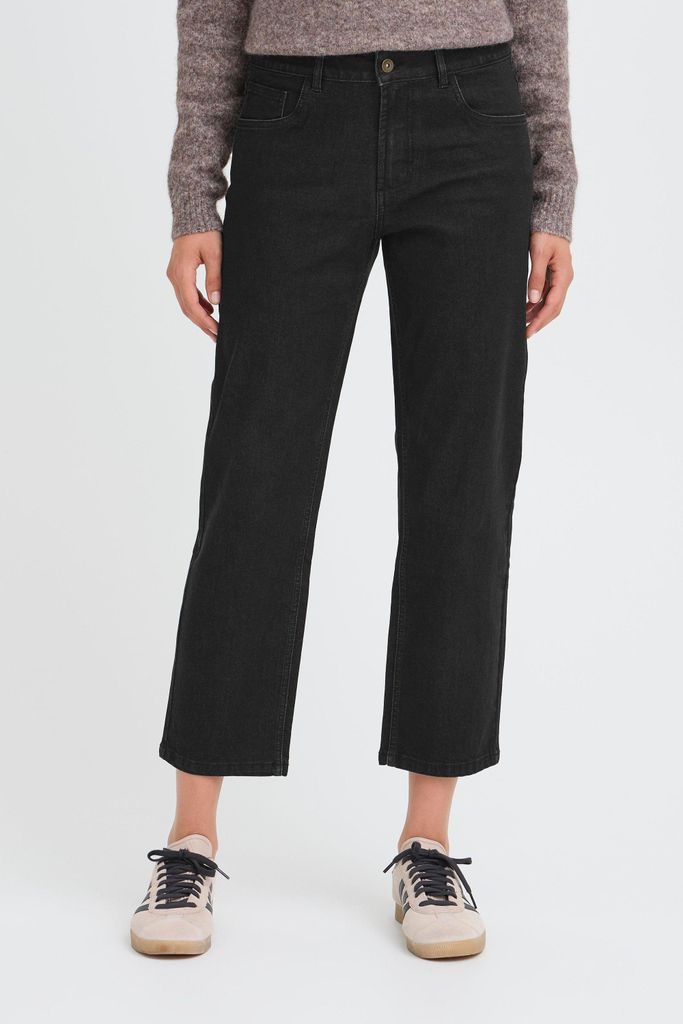OXMO OXHELLE MOM JEANS Damen Jeanshose Tapered-Fit-Jeans Hose 100% Baumwolle loose fit