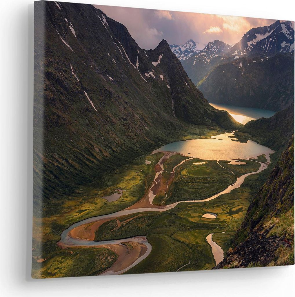 Keilrahmenbild - Northern Light - Größe 40 x 30 cm