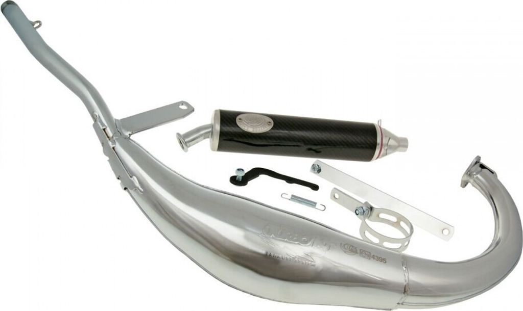 Auspuff TurboKit Bajo RQ Chrom mit Zulassung für Beta RK6 Produktbild 