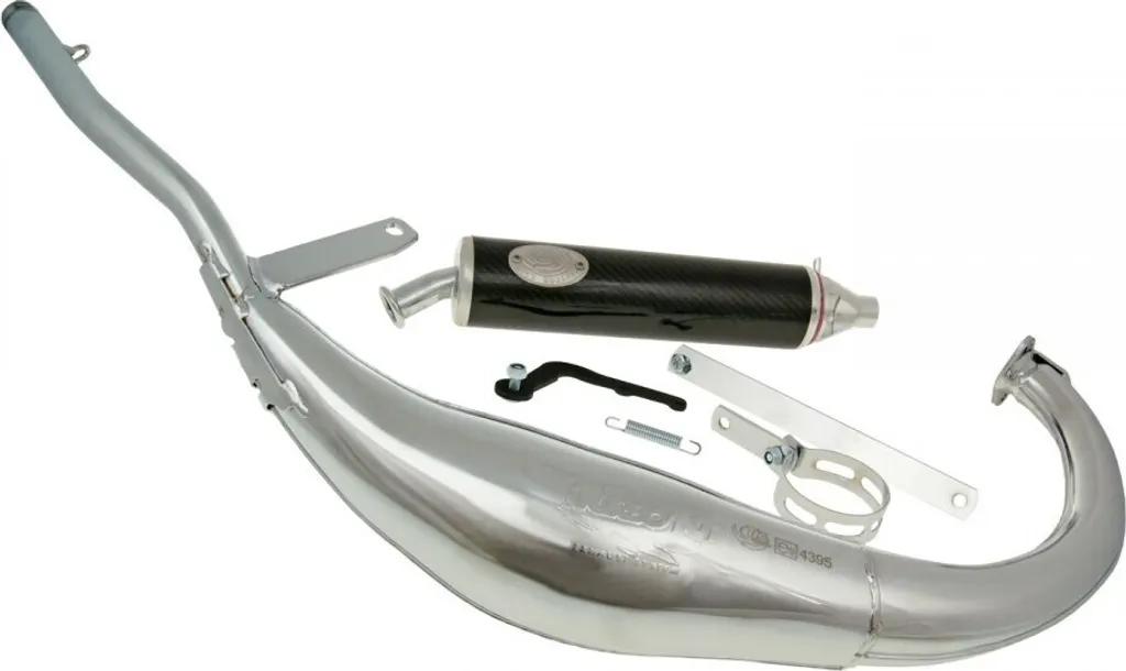 Échappement TurboKit Bajo RQ chromé Beta RK6 50 Cross Homologué