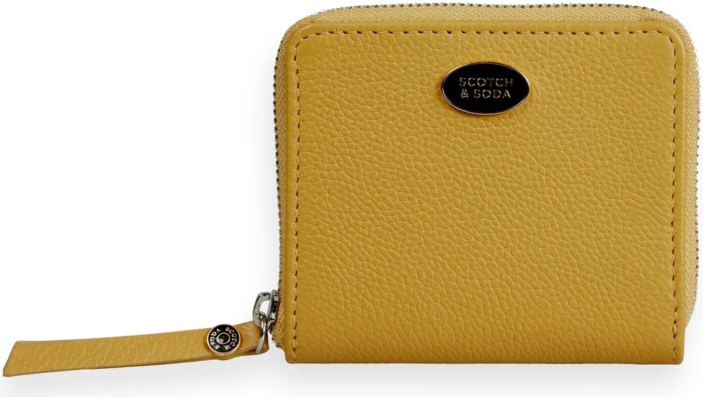 Portafoglio Scotch & Soda Sunset Yellow in Vera Pelle - Offerta Online