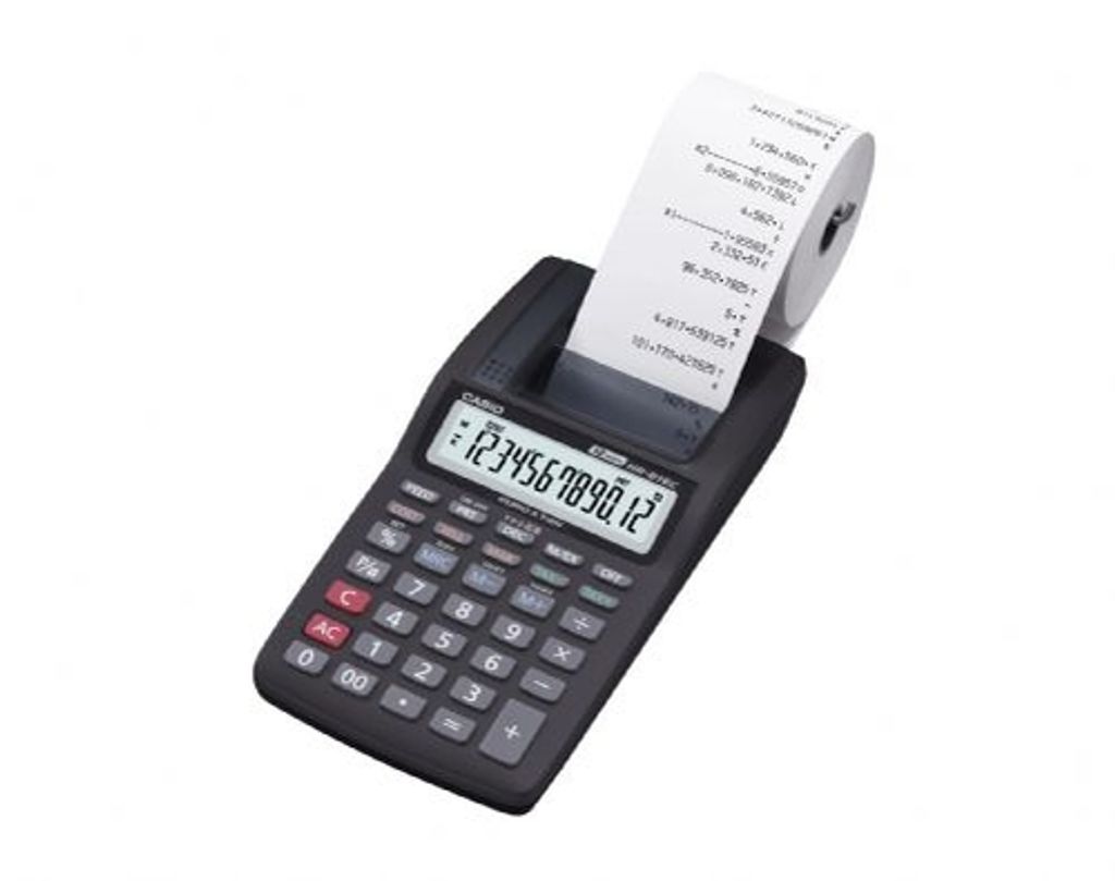 Casio HR-8 RCE BK druckender Tischrechner schwarz