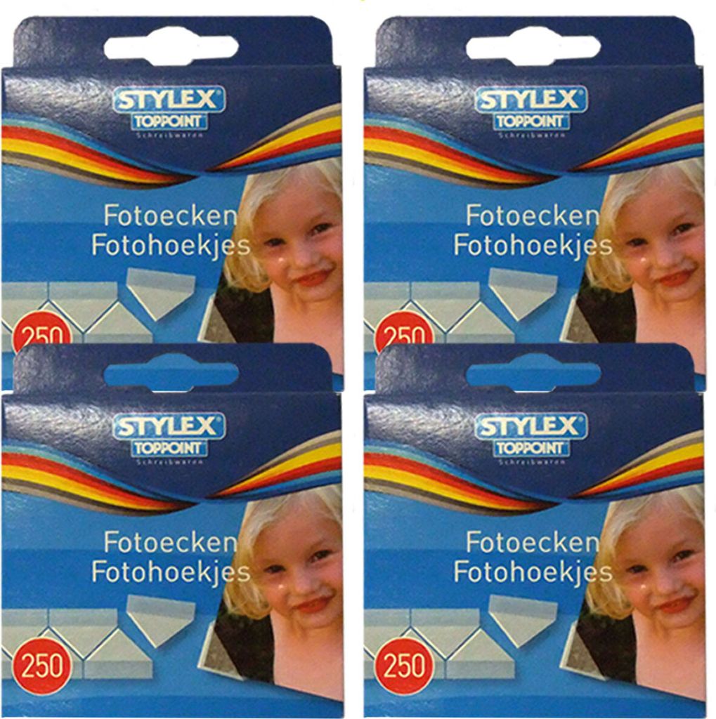 1000 (4x 250Stk) Fotoecken selbstklebend Produktbild 