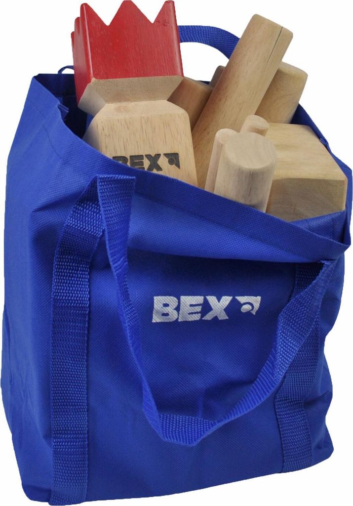 Bex Kubb Viking Original Gummiholz - Red King Produktbild 10