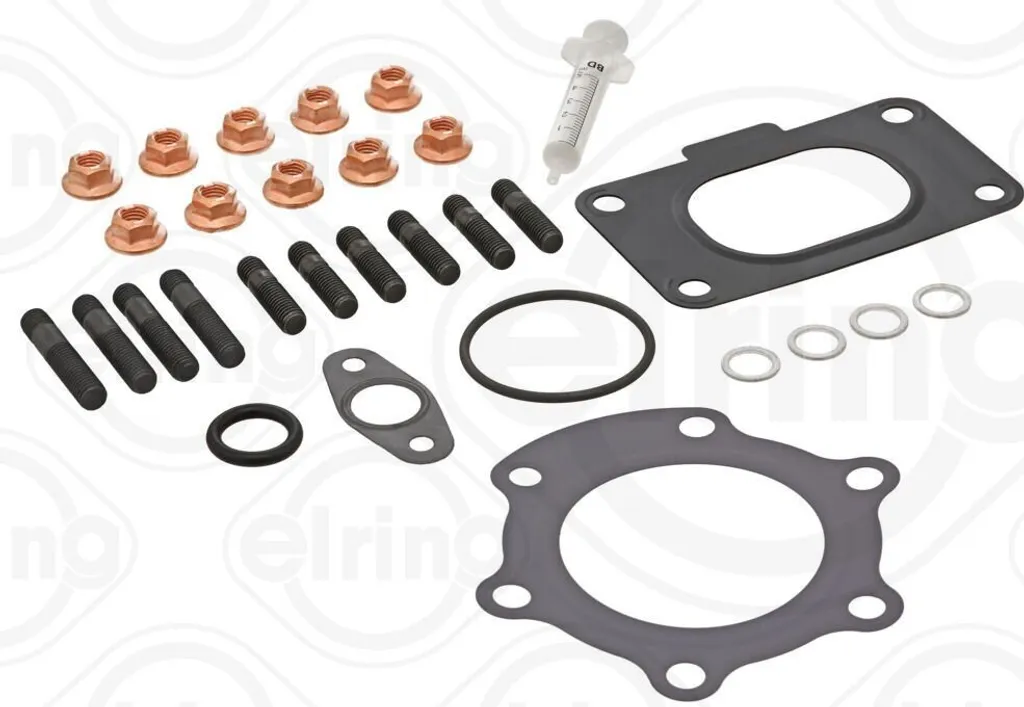 Kit Montage Turbo Haute Résistance Elring 972.620 pour Moteur Mercedes