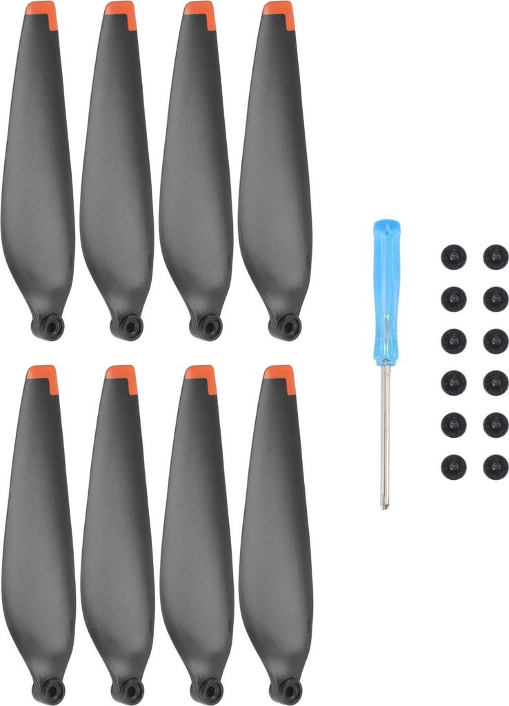 2 Paare Drone Propeller 6030 Requisiten Blatt Ersatz niedrige Ersatzklingen für Mini 3 Pro Orange Edge