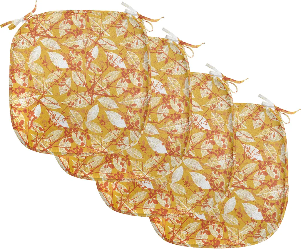 Cuscini Decorativi Foglie Autunnali ABAKUHAUS - Arancio Marigold