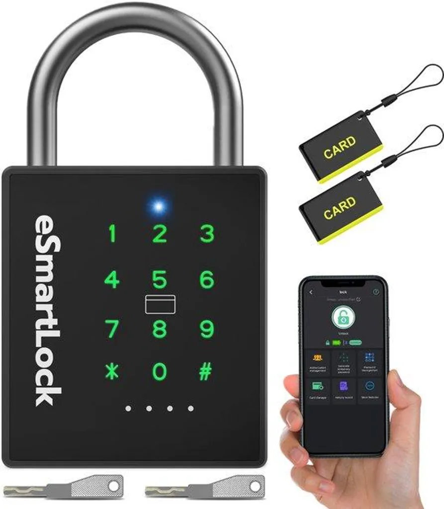 Serrure Intelligente à Code et Badge RFID avec Étanchéité Renforcée IP66