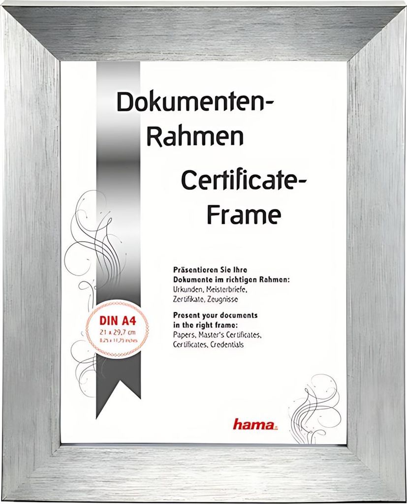 Hama Kunststoffrahmen Paris silber 21x29,7cm