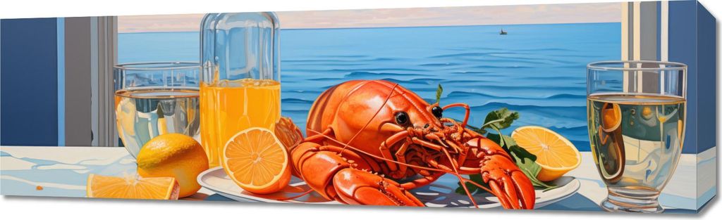 Bild 100x30cm Hummer Nicht Passend