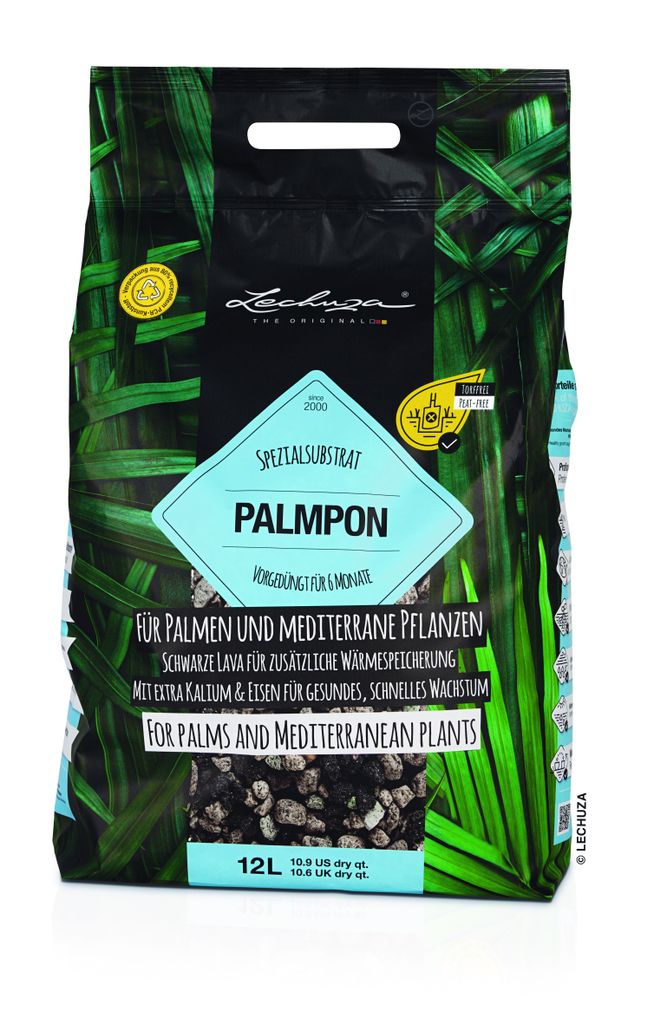LECHUZA-Pflanzsubstrat PALMPON 12 Liter | für Palmen und Produktbild 