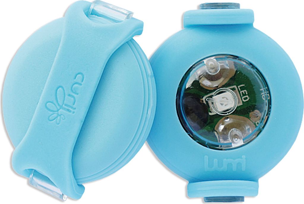 Curli 0206-0607-1-502-01, Hund, Halsband, leicht, Cyan, Silikon, 2 Stück(e)