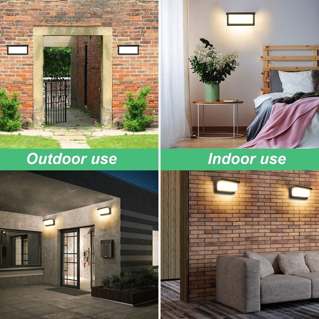 Außenleuchte mit Bewegungsmelder, 18W 3000K Warmweiß LED Produktbild 5