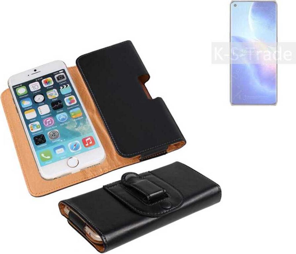 K-S-Trade Schützhülle Handyhülle kompatibel mit Oppo Find X3 Neo Holster Gürtel Tasche Schutzhülle Handy-Tasche Smartphone Case Seitentasche