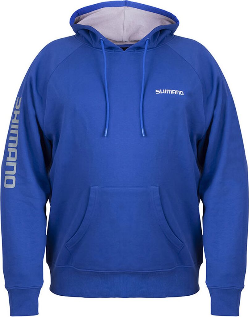 Shimano Fishing Hoodie SHM Pull Over Hoodie Blau M