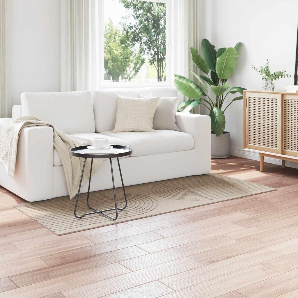 "WINTER SALE"Teppich Wohnzimmer Schlafzimmer - Modern Stil - Bereichsteppiche - Rechtwinklig Beige 150x80cm NEU301454 - Designerteppiche