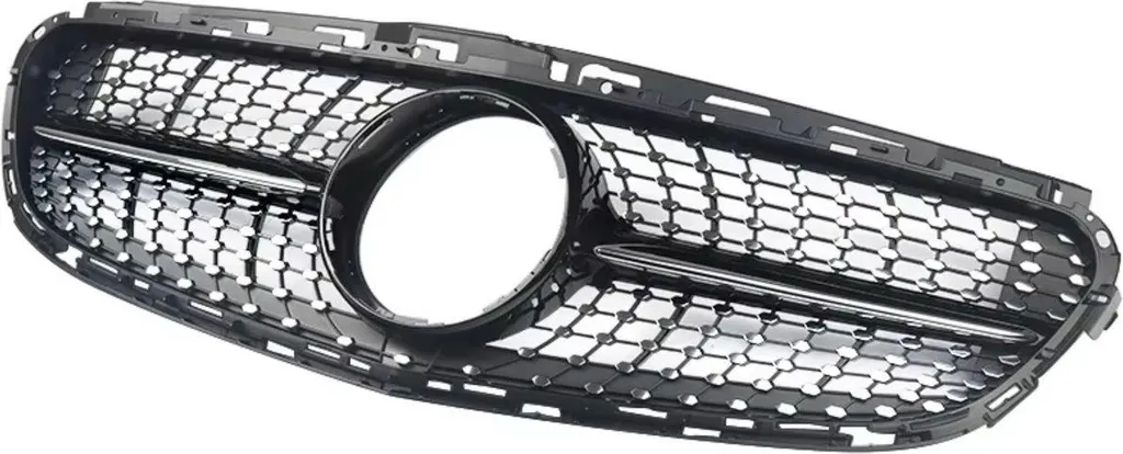 Grille de Radiateur Look AMG Diamant pour Mercedes W212 Facelift Noir