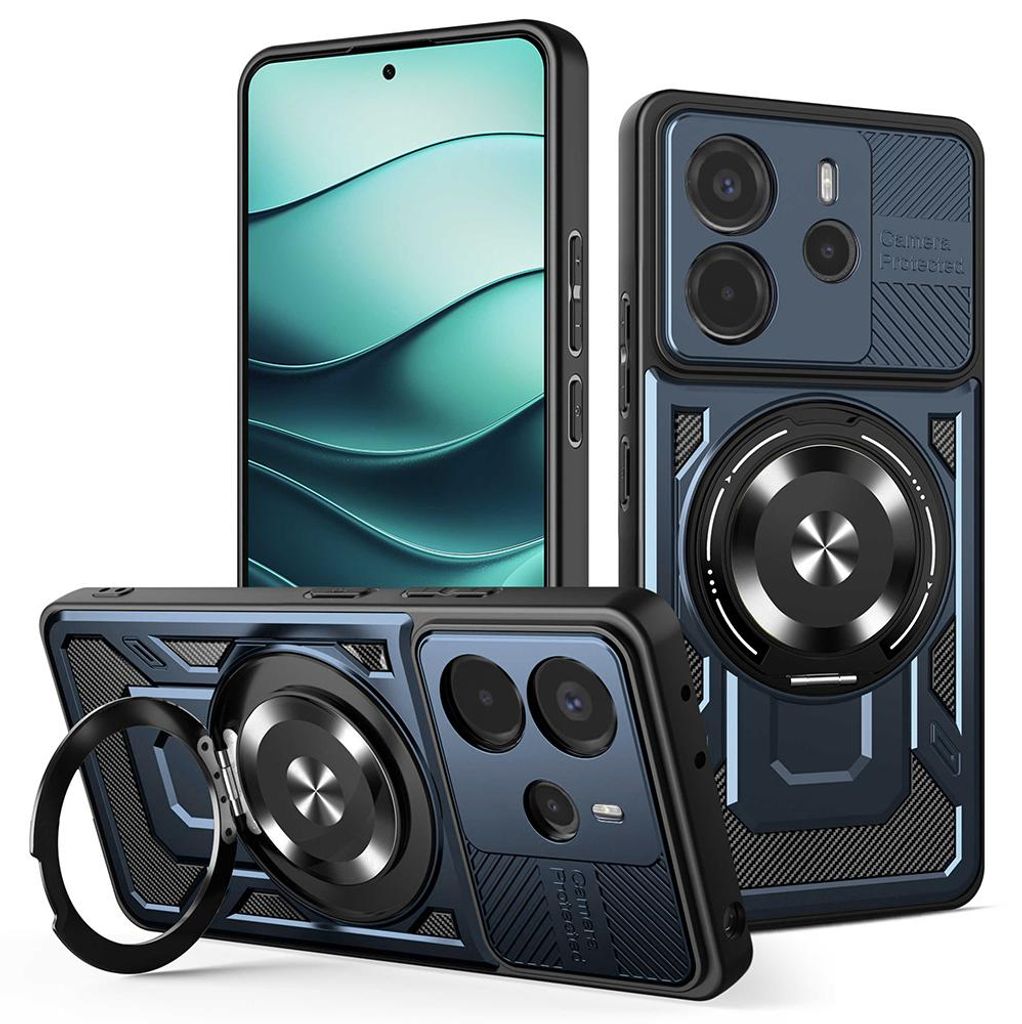 Techsuit - RuggedCam ochranný obal na Xiaomi Redmi Note 14 5G - modrý