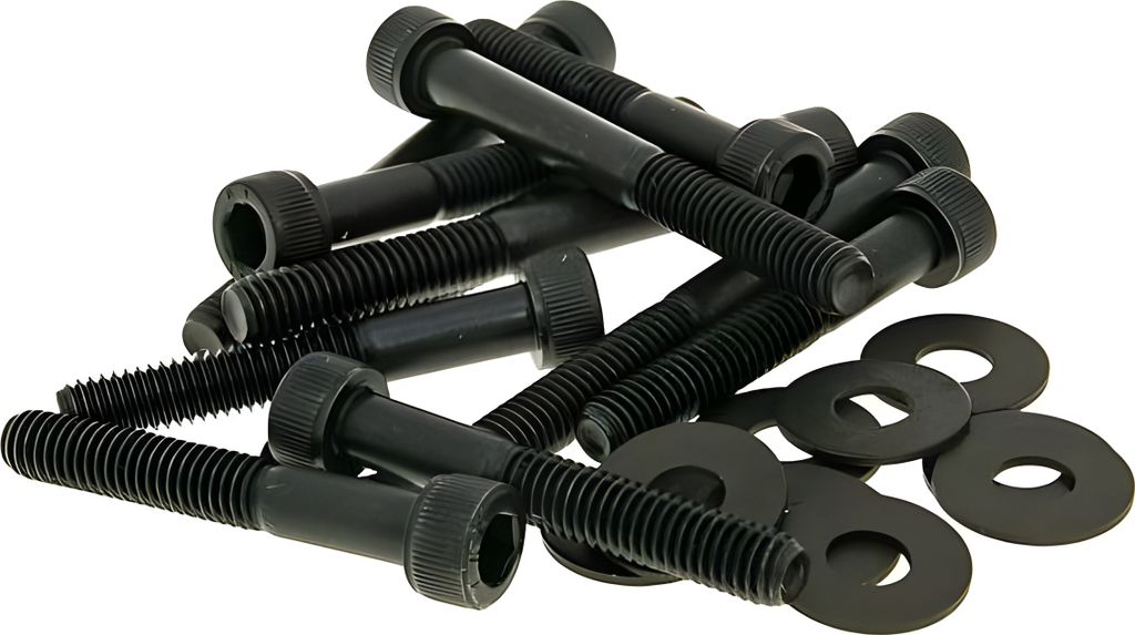 BestPrice Schraubensatz Variomatikdeckel schwarz kompatibel mit Peugeot, Kymco stehend