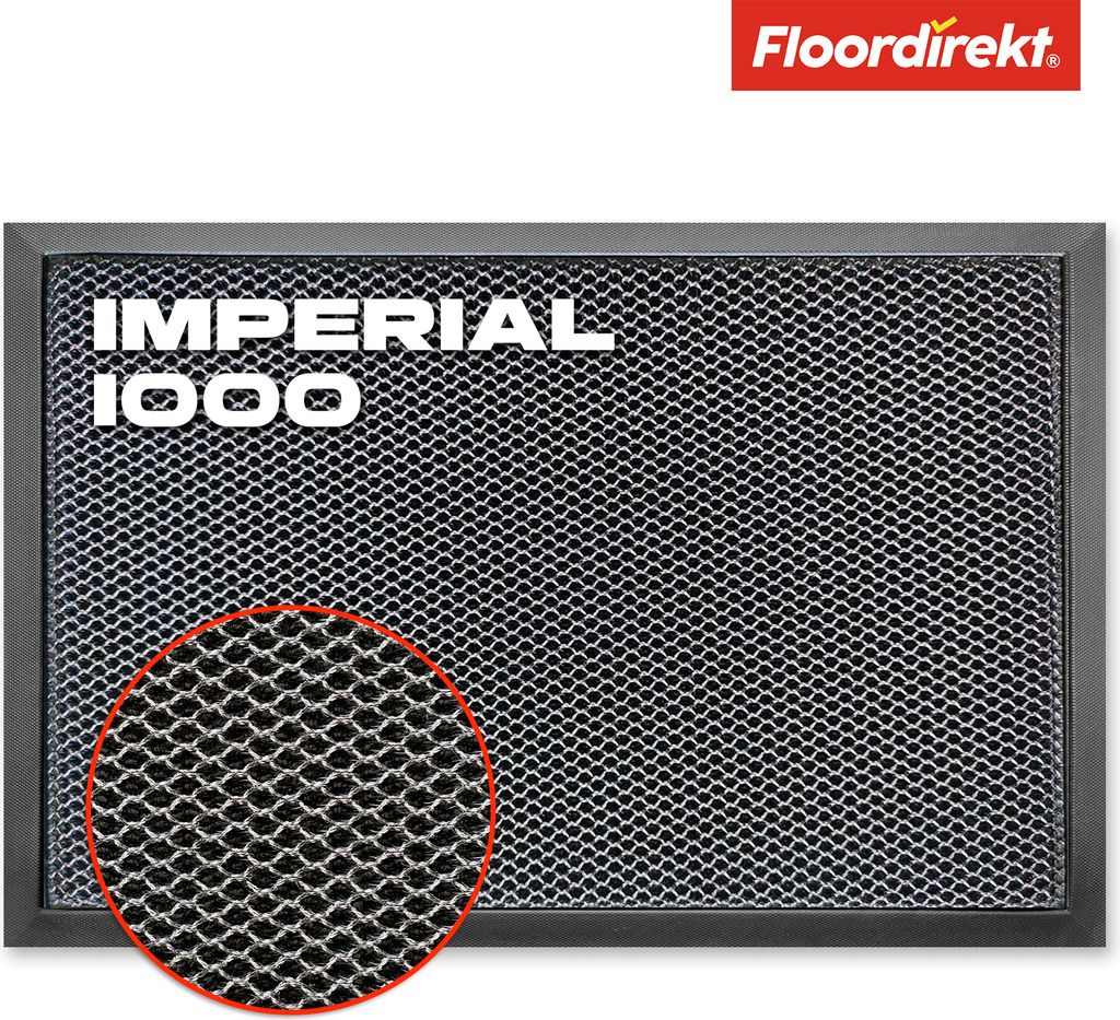 Fussmatte Imperial 1000 Innovatives 3D-Netz zur effektiven Filterung Anthrazit 90 x 150 cm