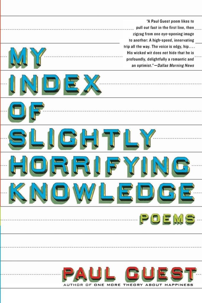 My Index of Slightly Horrifying Knowledge