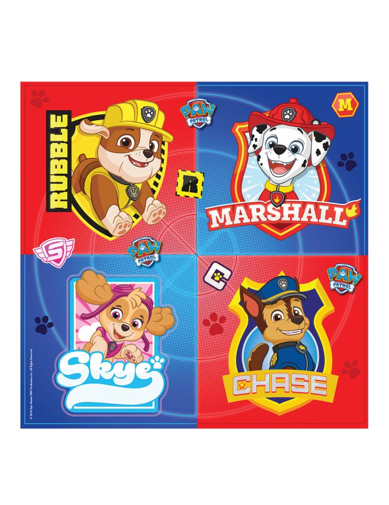 AMSCAN 16 Servietten Paw Patrol 0 0 0 Immagine del prodotto 