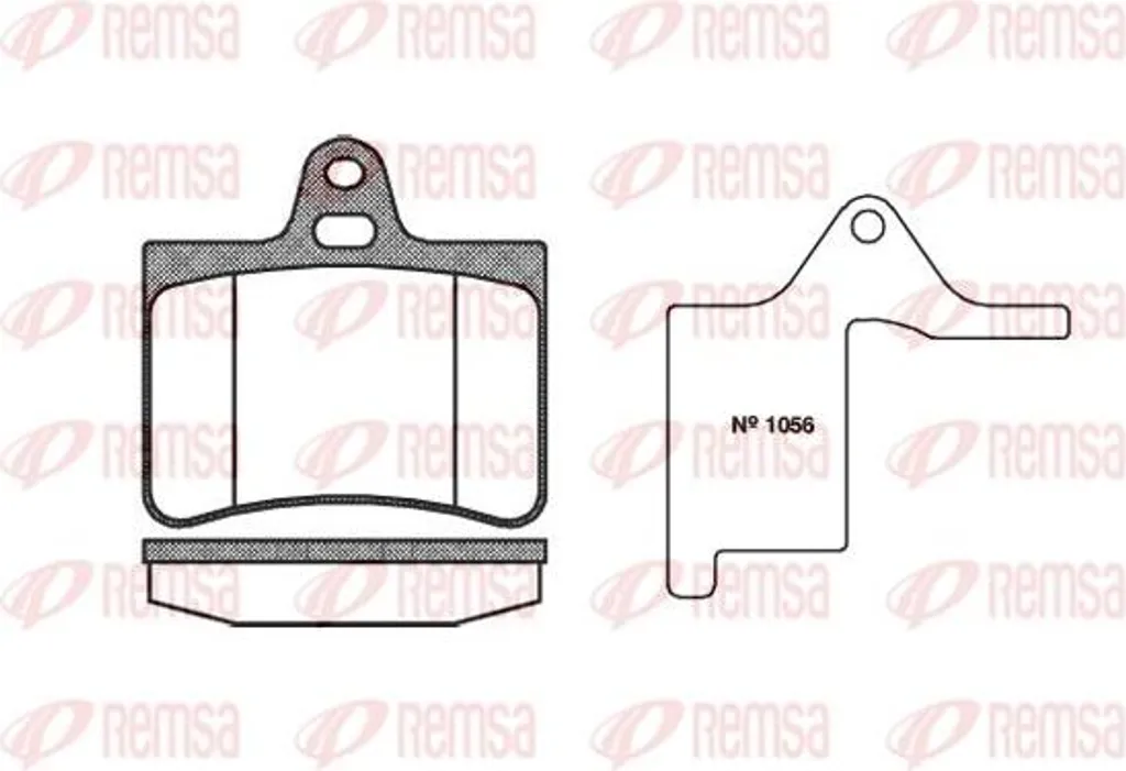 Plaquettes de frein REMSA 0830.00 pour Citroën C5 OE 425217 Qualité