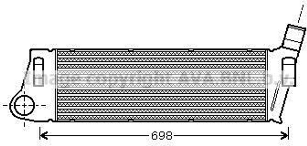 PRASCO RTA4316 - OE 8200115540 Ladeluftkühler für Megane II, Grand Scenic II (JM), Scenic II