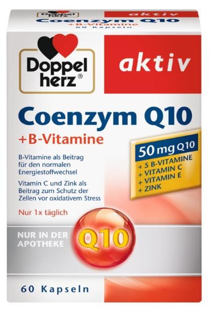 Doppelherz aktiv Coenzyme Q10 + vitamines B en gélules, 60 Image du produit 