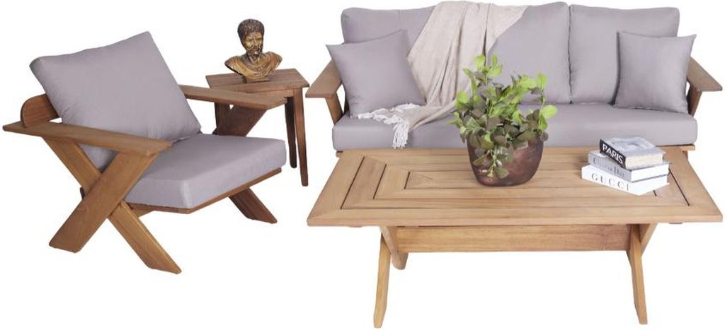 Gartenmöbel Sofagarnitur Sofa 3 Sitzer Terrassenmöbel Sessel Couchtisch