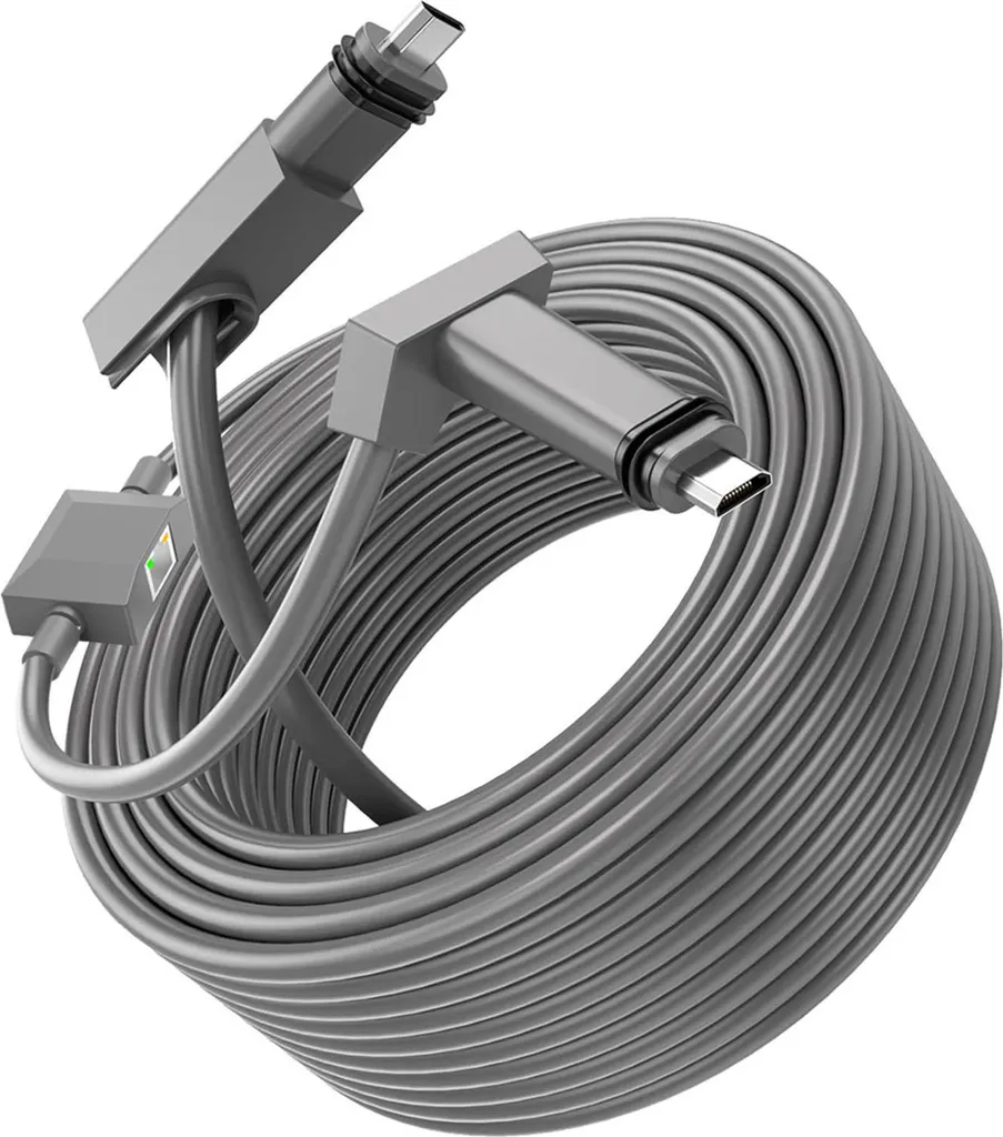 Câble Satellite Starlink Gen 2 V2 IP68 de 30m avec Adaptateur Ethernet