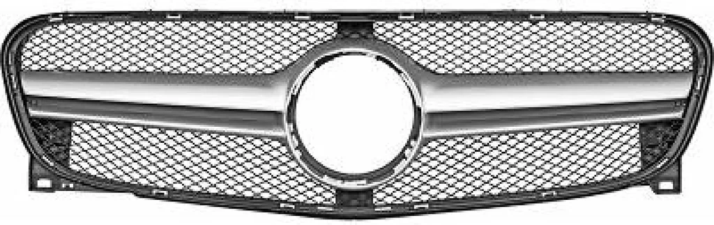 Grille de radiateur Insert de calandre avant en plastique noir robuste