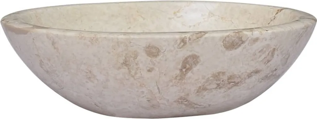 Vasque marbre crème 53 cm : la solution durable contre le calcaire
