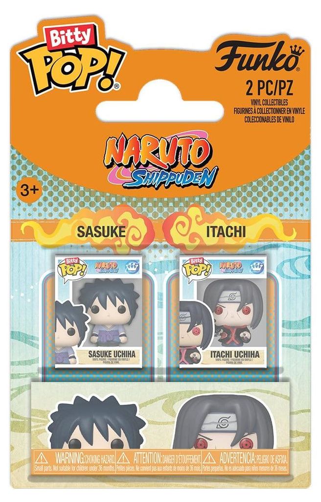 Naruto Bitty POP! Vinyl Figuren 2er-Pack Sasuke & Itachi 2 Produktbild 