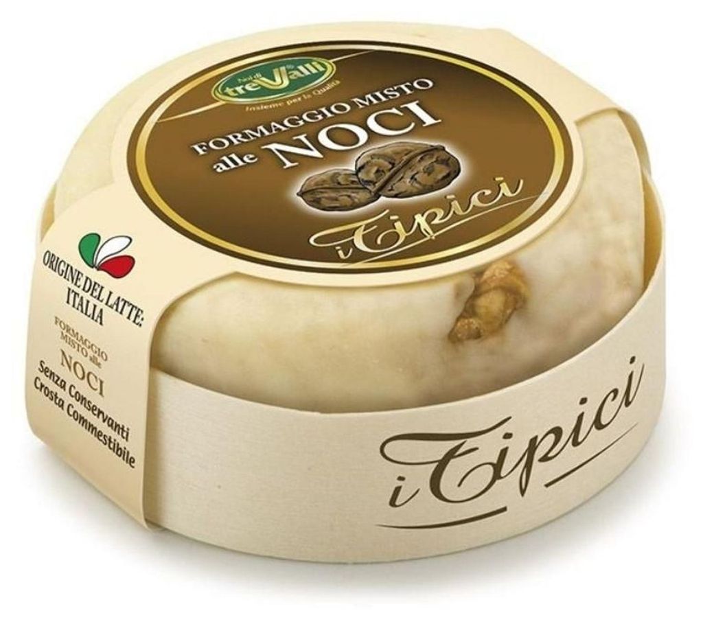 Fromage affiné aux noix, 180 g, marque Trevalli Image du produit 