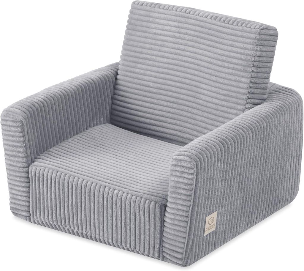 MISIOO Kindersessel CUBIE aus Cord, ausklappbarer Kinder Produktbild 