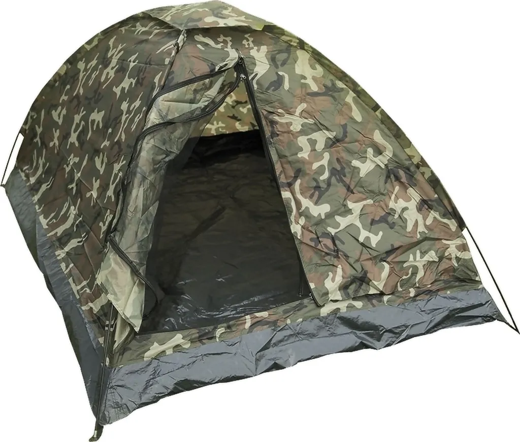 Tente Igloo standard pour 2 personnes motif camouflage Woodland Militaire