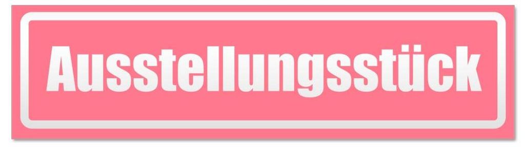 Kiwistar - Autoaufkleber - Hellrosa - 45 x 12 cm - Ausstellungsstück invertiert - Hinweis Aufkleber Sticker für Auto, Kfz, Fahrrad, PKW, LKW