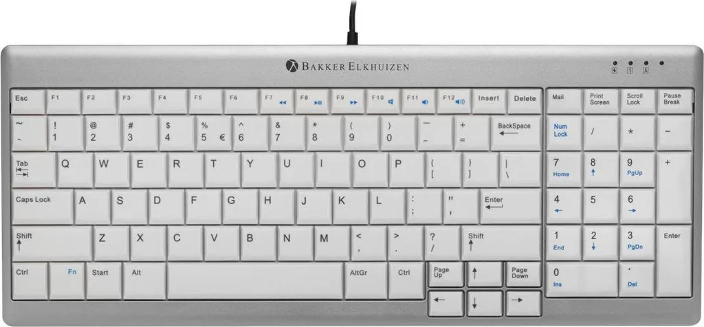 Clavier Compact UltraBoard 960 BakkerElkhuizen Filaire USB Layout CH