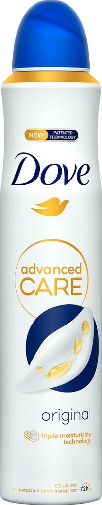 Dove Desodorante Spray 200ml Original
