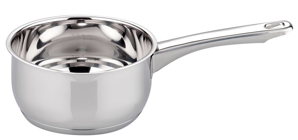 Set di Pentole in acciaio Inox con coperchio in vetro