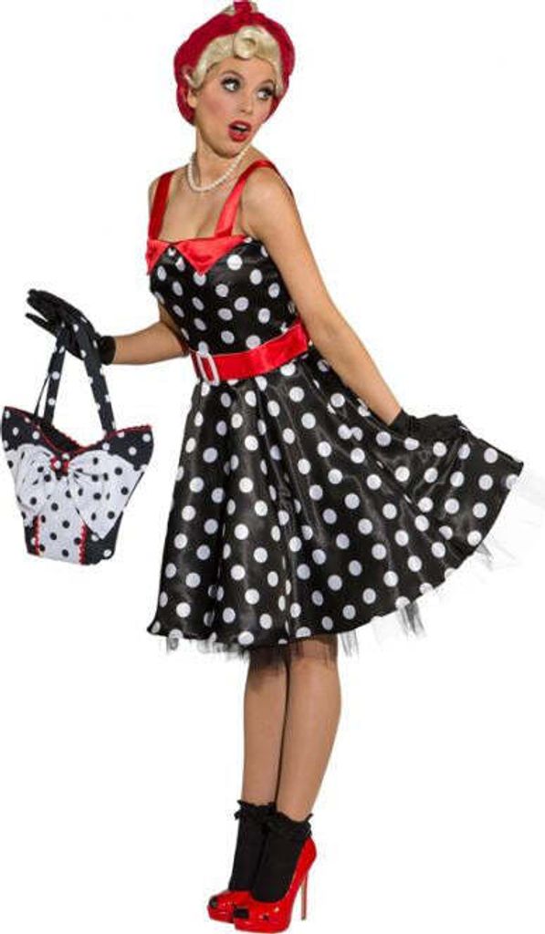50er Jahre Rock ́n ́Roll Kleid Damenkostüm