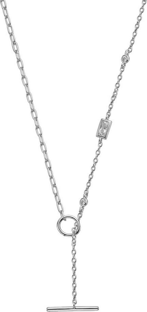 Xenox Damen 925 Sterling Silber Halskette mit Zirkonia in Produktbild 
