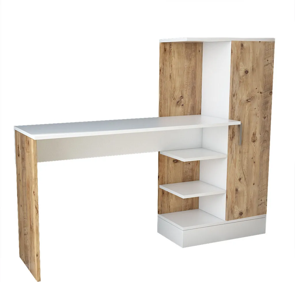 Bureau Skye Decor Ct2-Aw en pin atlantique de 152 cm pour salon
