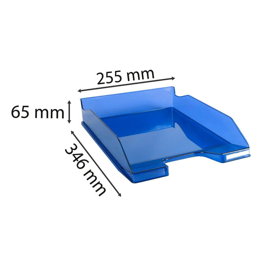 Organiseur de bureau A4 Linicolor bleu royal pour trier vos documents - 6u - 3