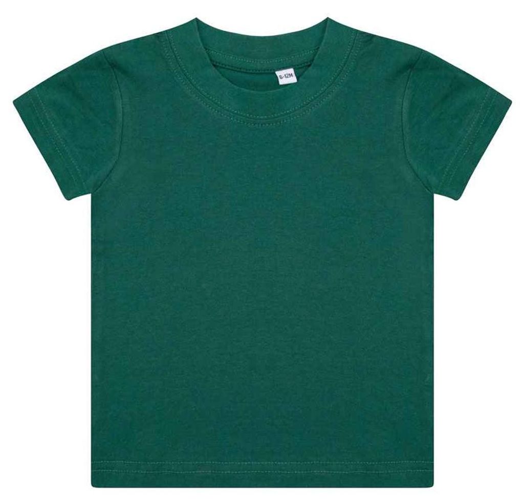 Larkwood - T-Shirt Rundhalsausschnitt für Baby LT5937 (104) (Flaschengrün)
