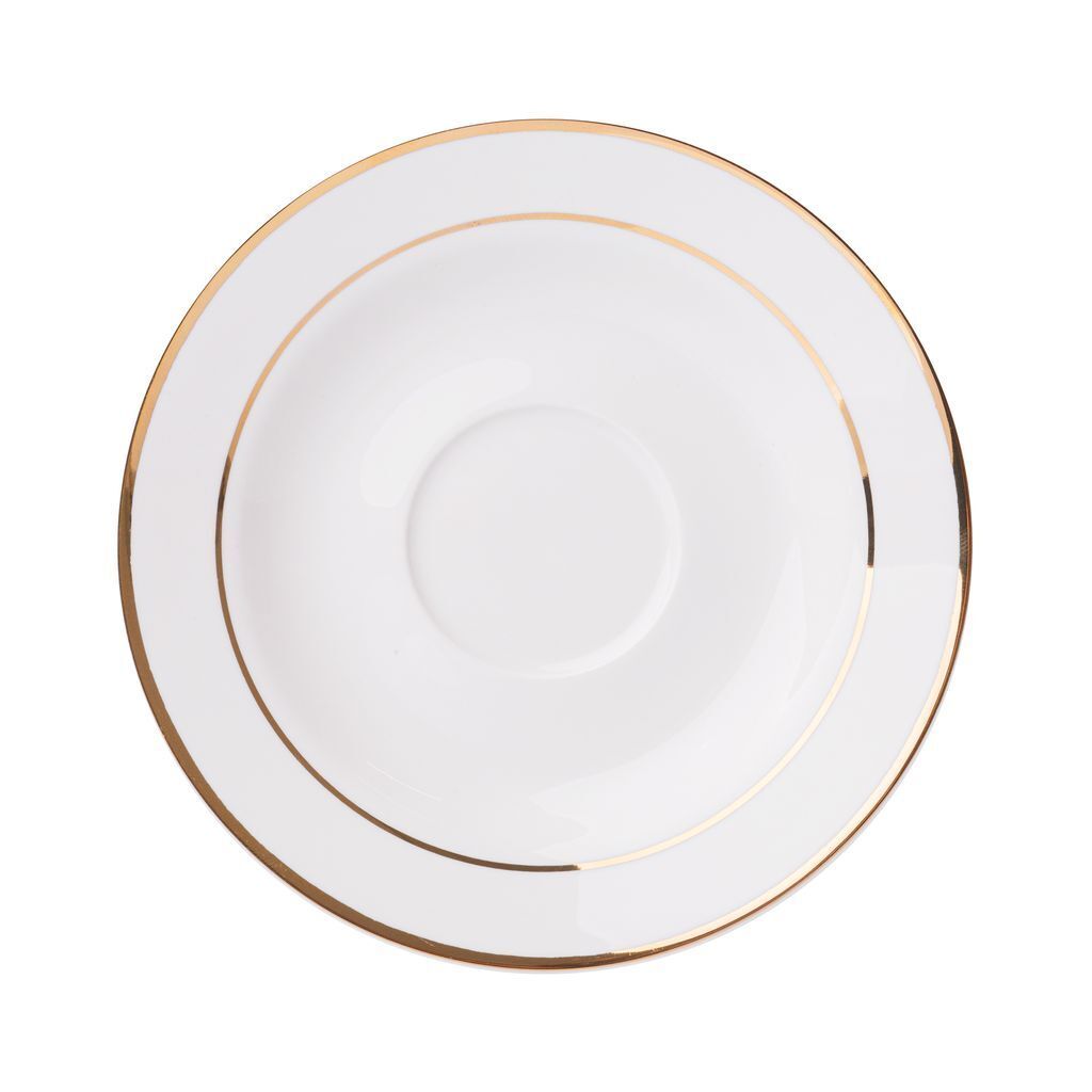 Porzellan Untertasse Ambition Aura Gold 12,5 cm laut Produktbild 
